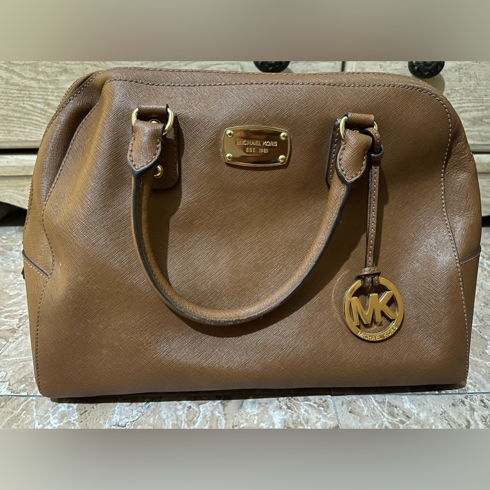 Brown Michael kors purse.